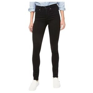 J.Crew Curvy Toothpick Jeans H8238 Black Size 29 | High-Rise Skinny High Waisted